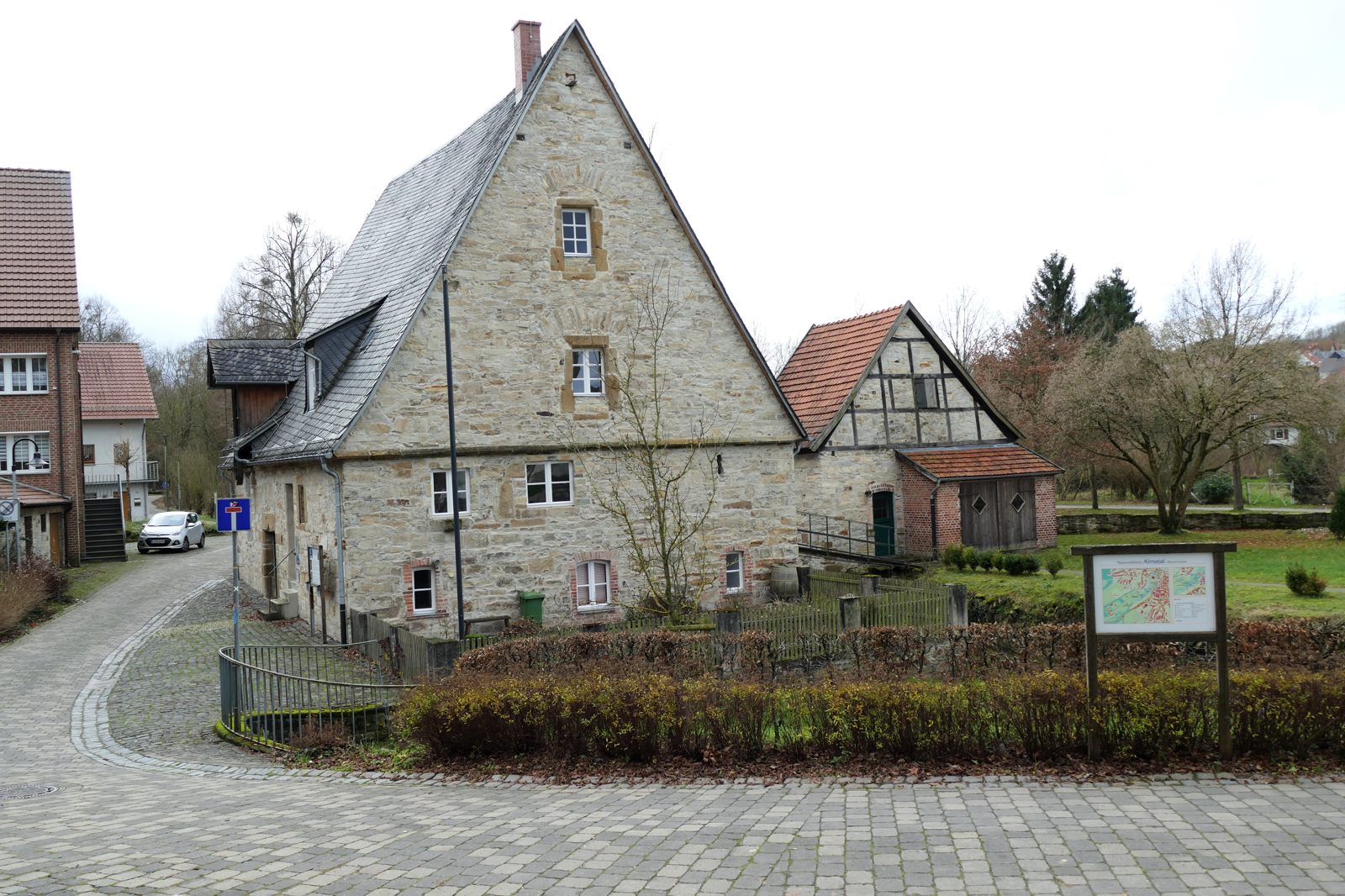 Ein ehemalige Mühle im Westen