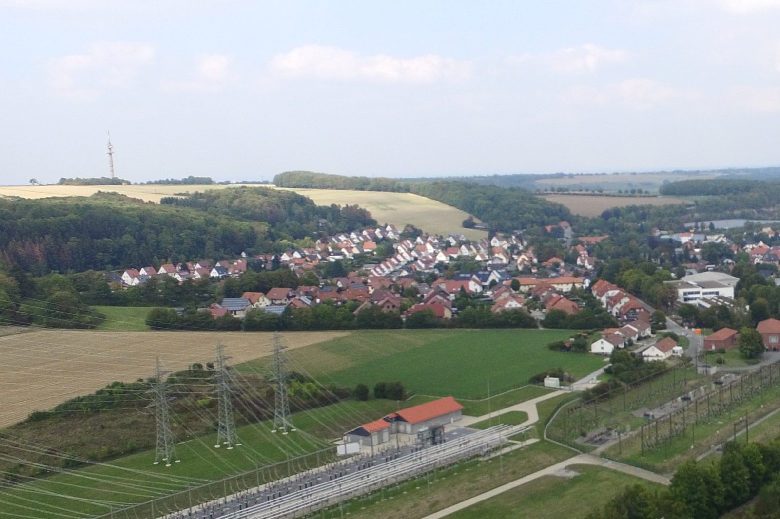 Blick auf die "Siedlung"