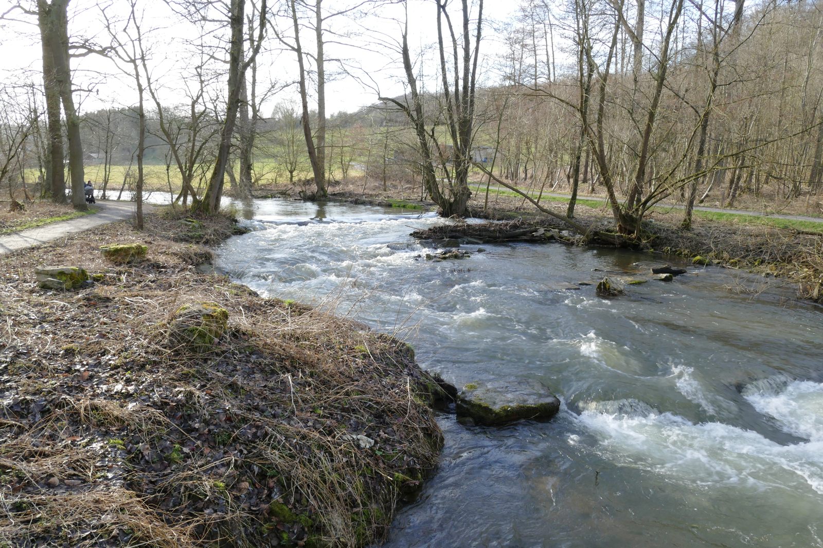 Am 4. März 2020 fließt viel Wasser