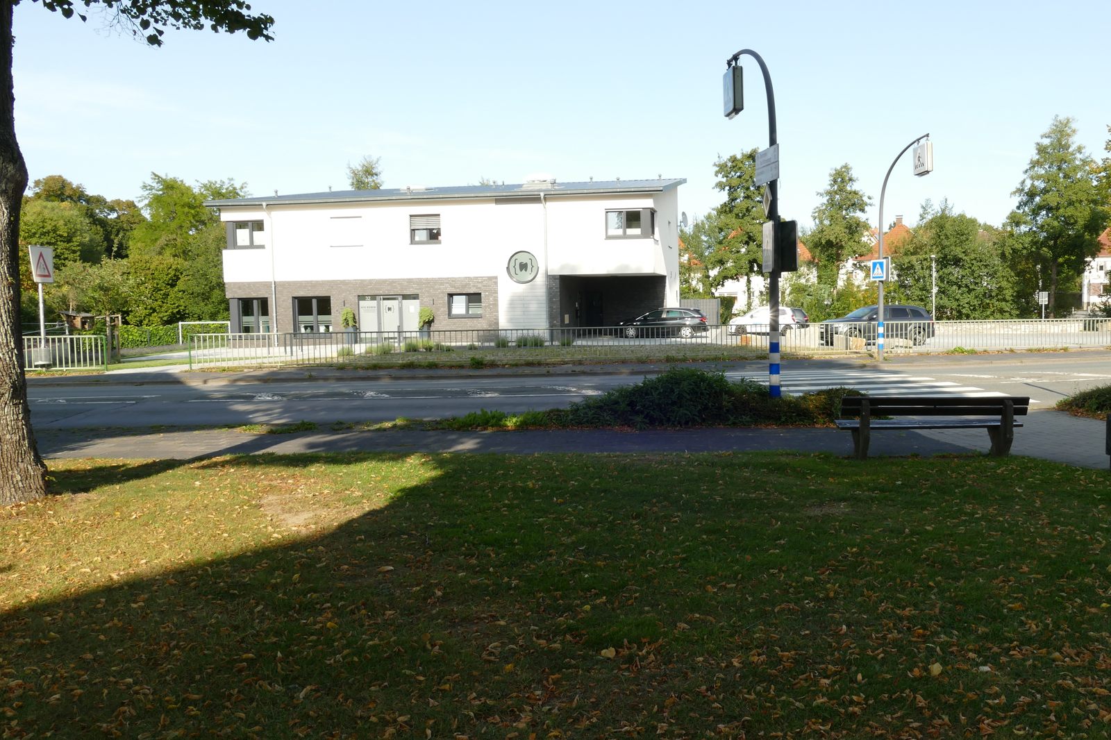 Kiefernorthopädie - hier stand der alte Kiosk