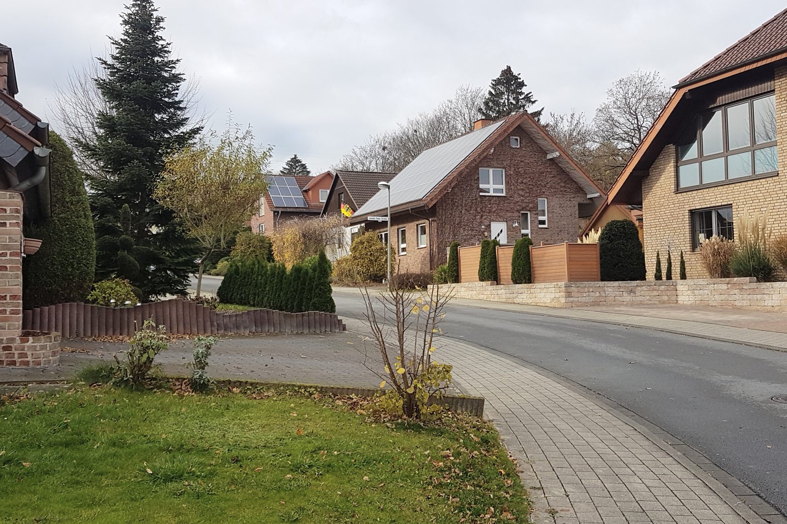 Josef-Pape-Straße im Nov. 2020