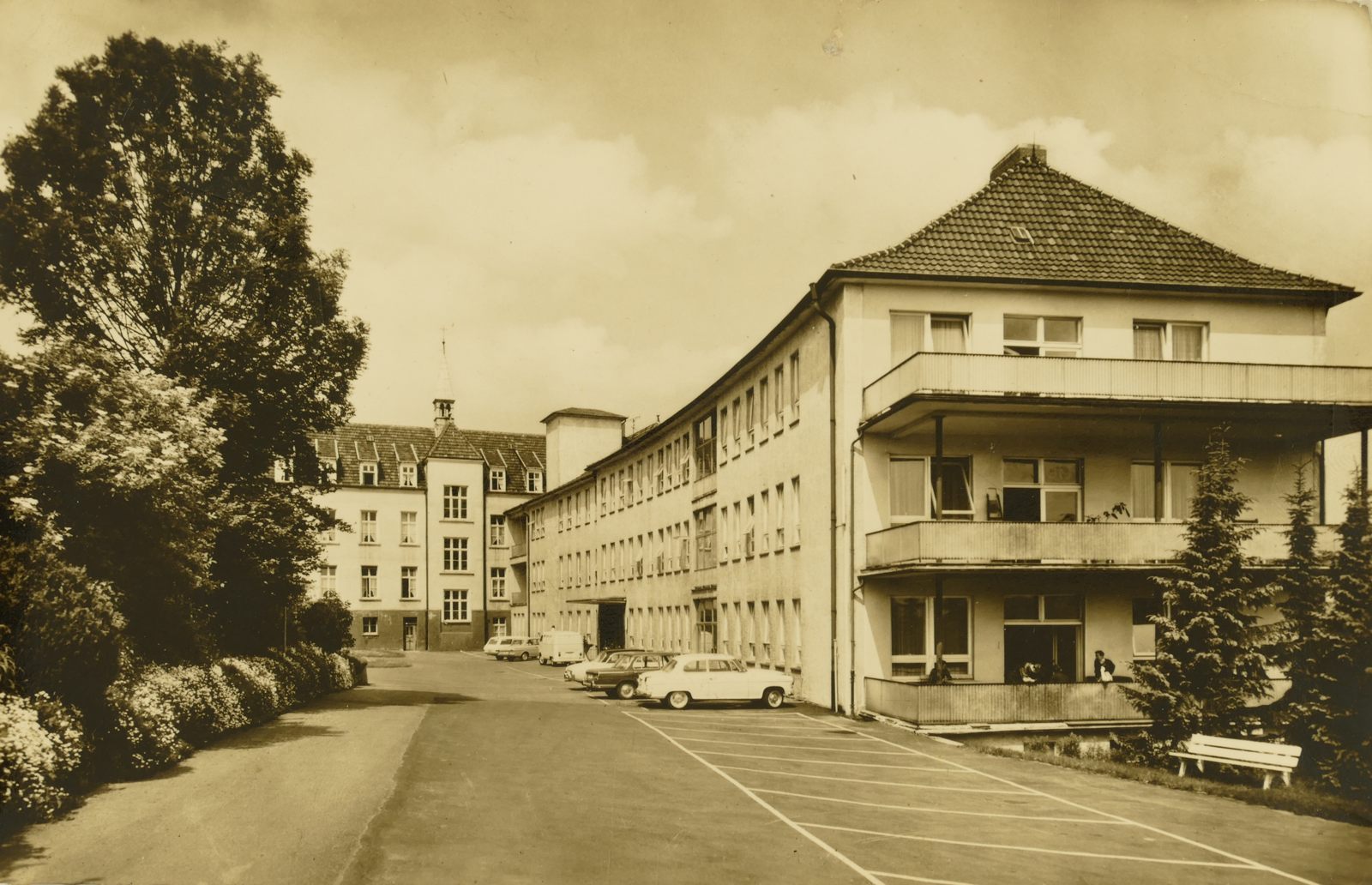 Krankenhaus in den 1960ern