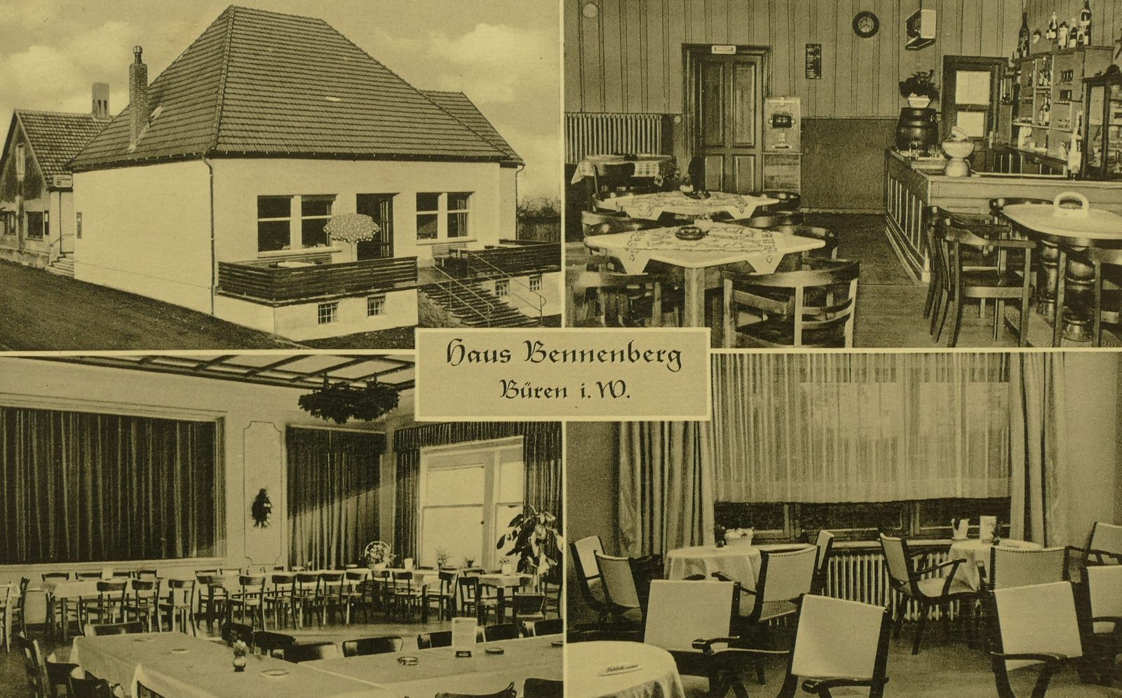 Gaststätte Bennenberg in den 1950er