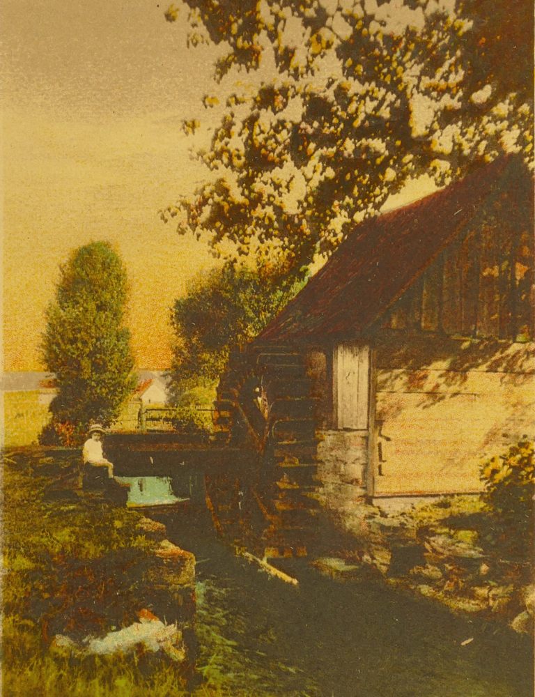 Die Walke Mühkle an der Afte in den 1910er Jahren