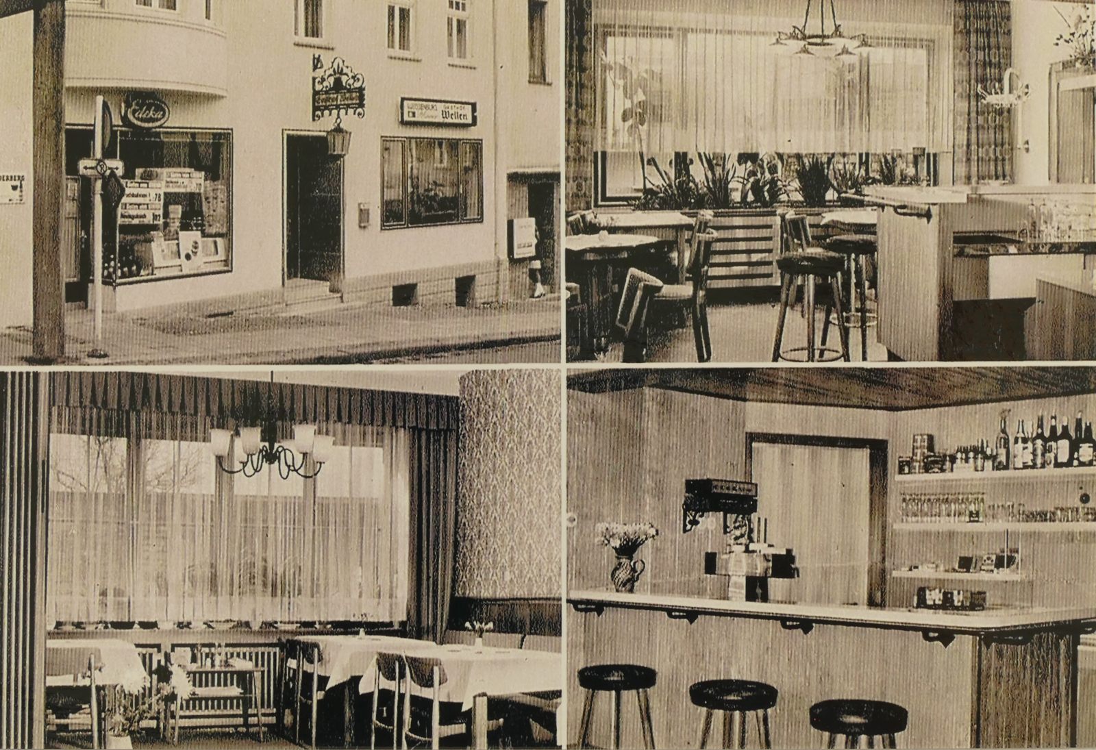 Gasthof Wellen in den 1970ern