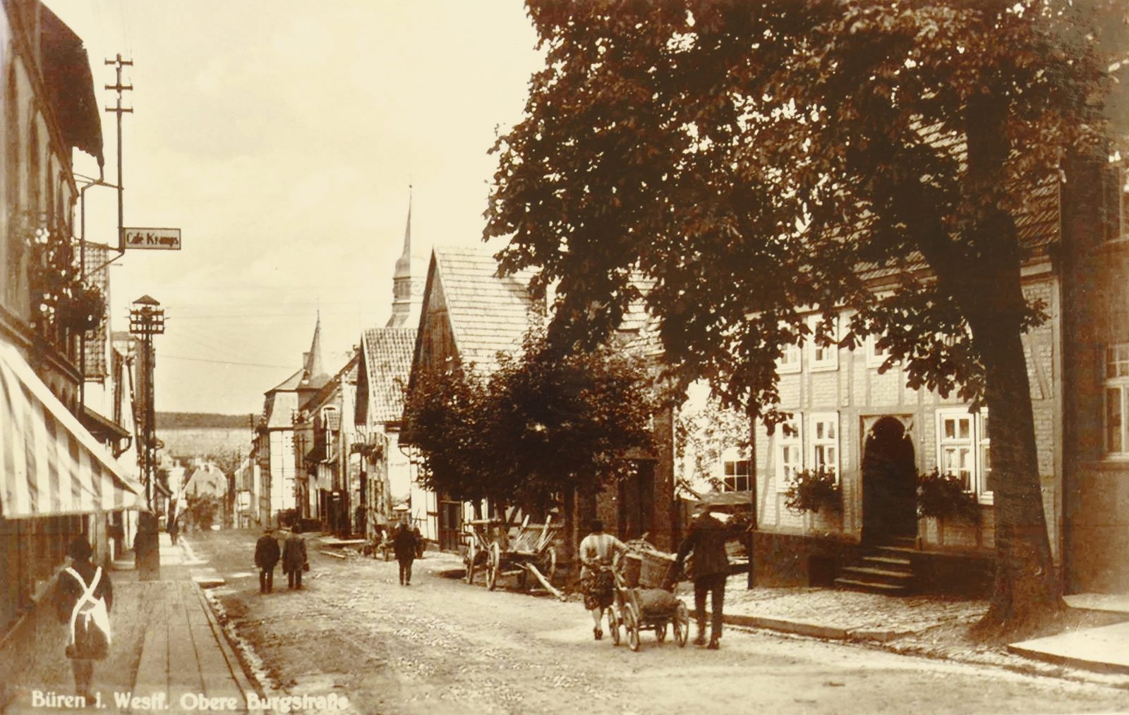 Obere Burgstraße um 1940