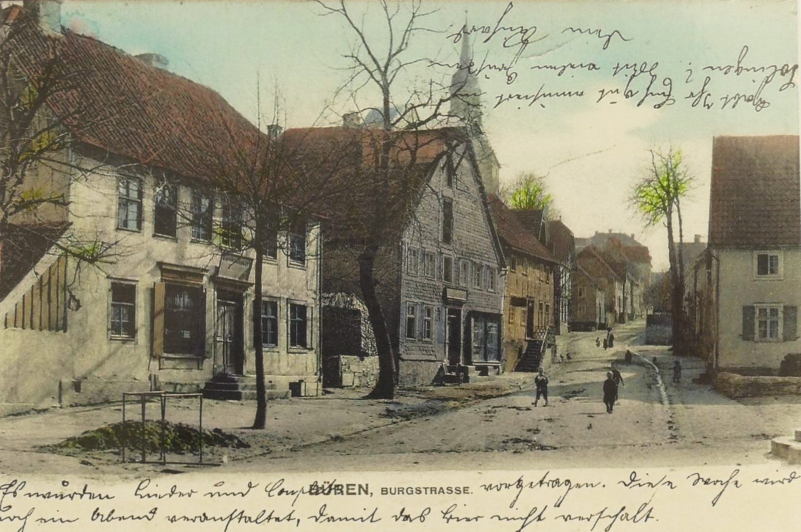 Untere Burgstraße um 1905