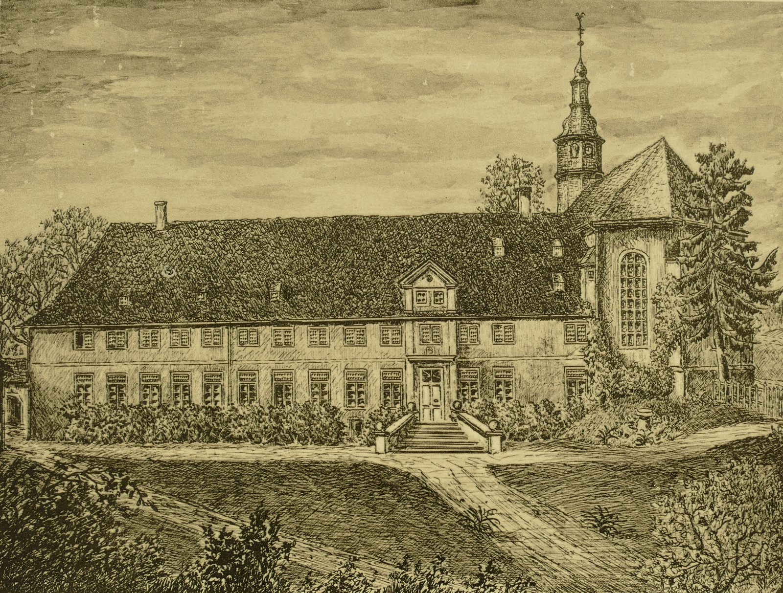 Holthausen mit Kapelle