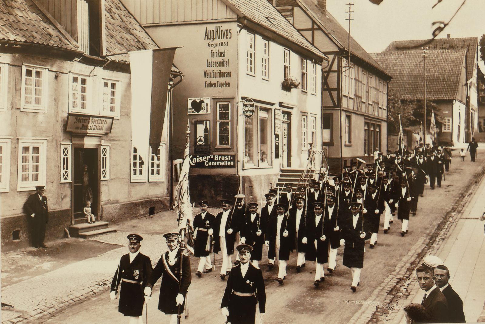 Königstraße: Kriegerfest 1928