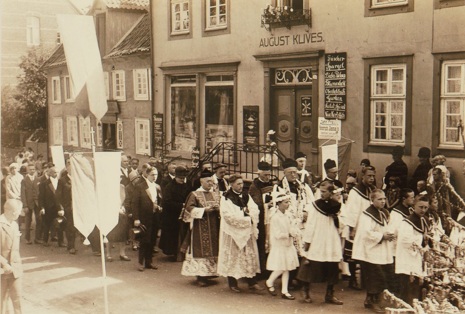 Königstraße: Primizfest 1928