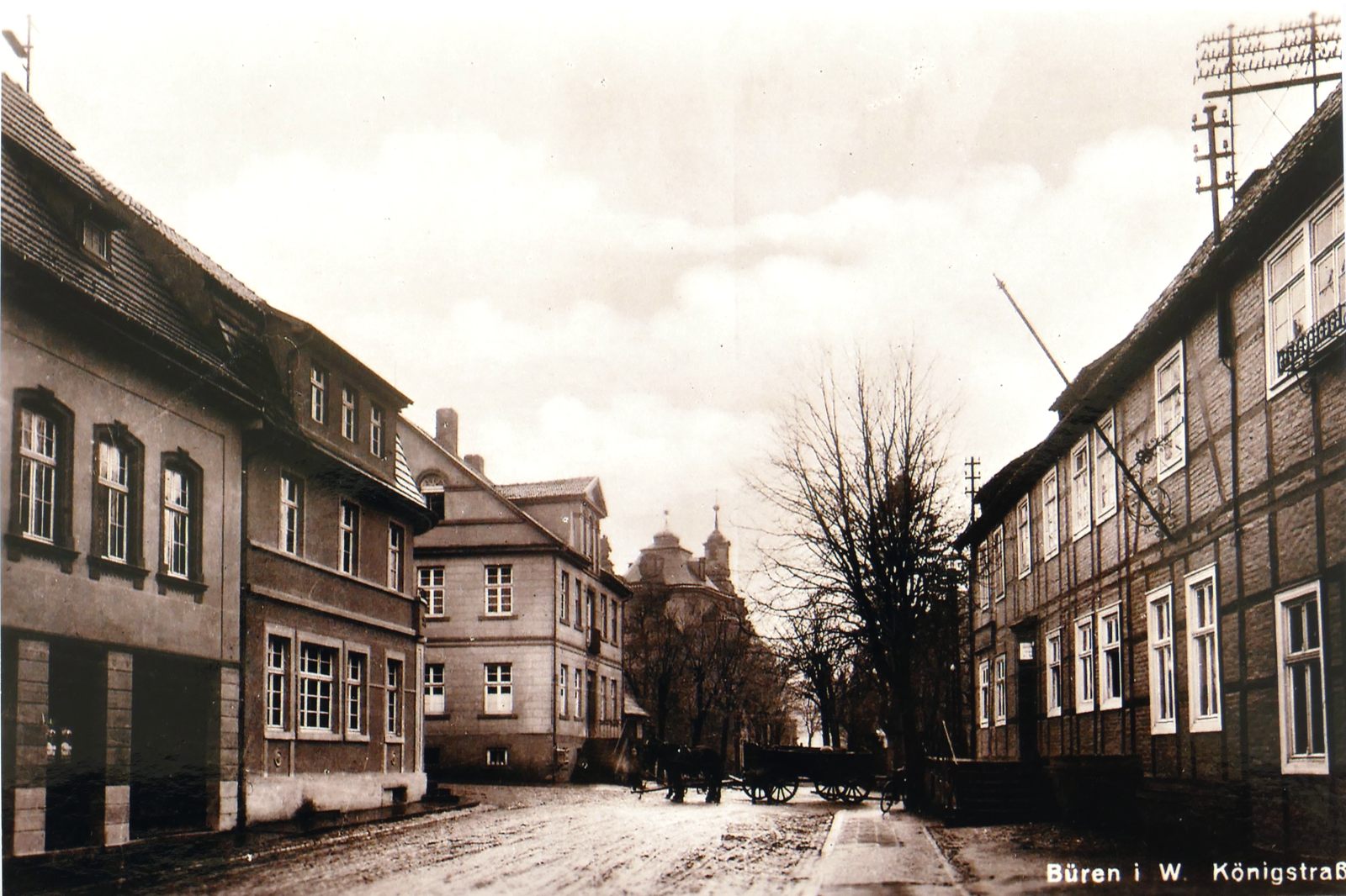 Königstraße/Bertholdstraße in den 1920ern