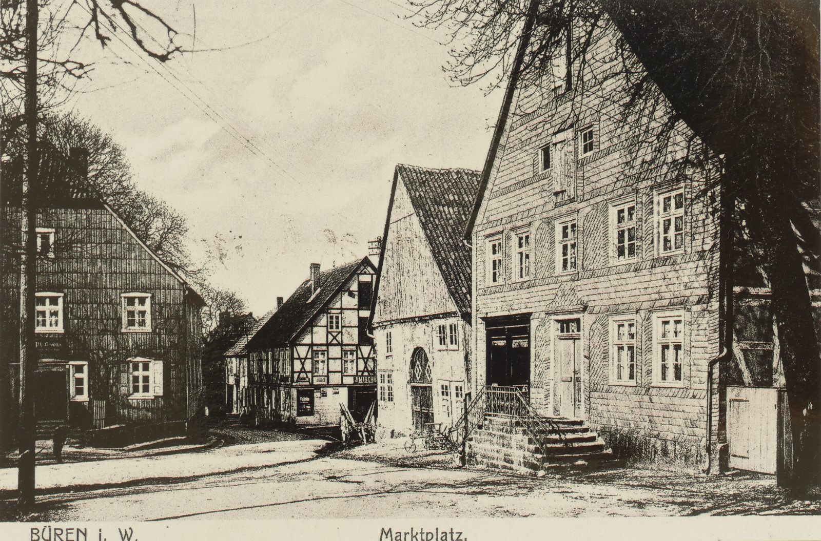 Königstraße/Markt in den 1900ern