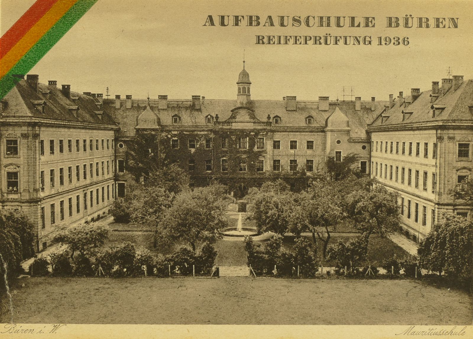 Aufbauschule 1936