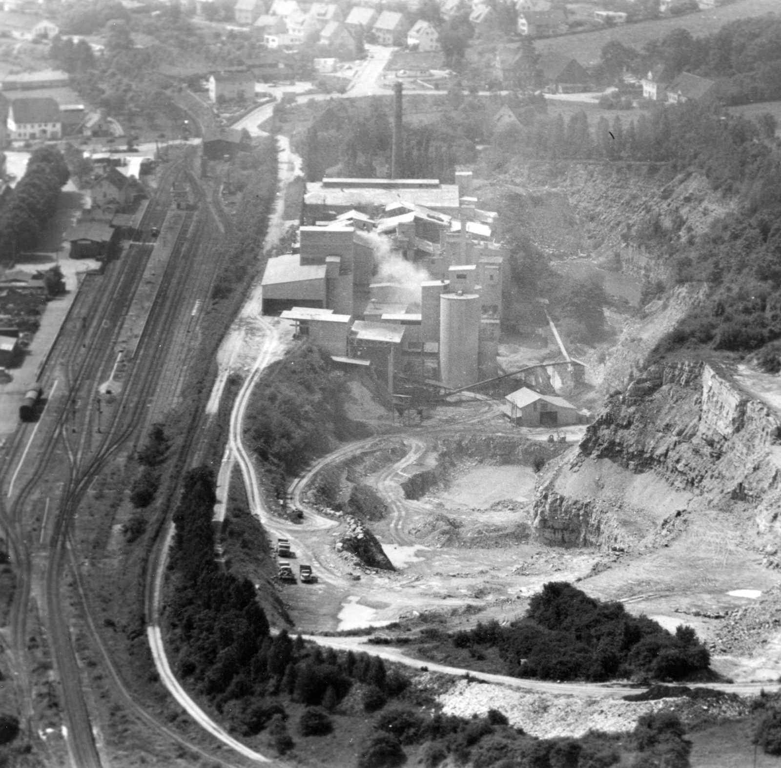 1 Bf Büren Gleisanlage 1970_1600