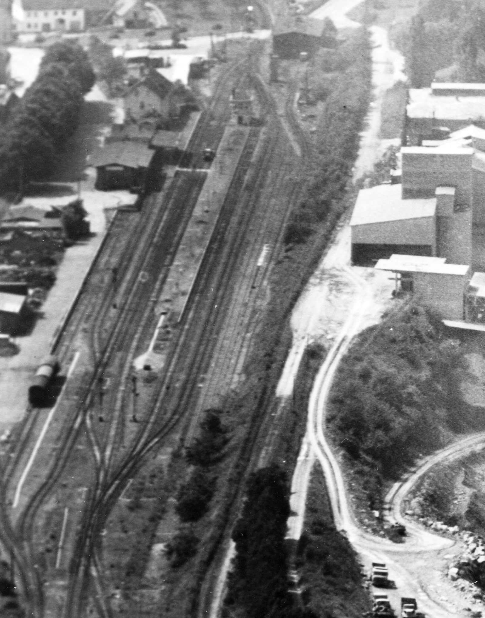 1 Bf Büren Gleisanlage 1970zoomüb