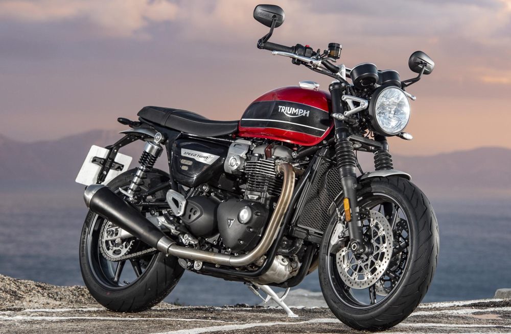 2019er Triumph Speed Twin vorn rechts