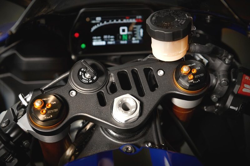 2019er Yamaha YZF R1M Cockpit