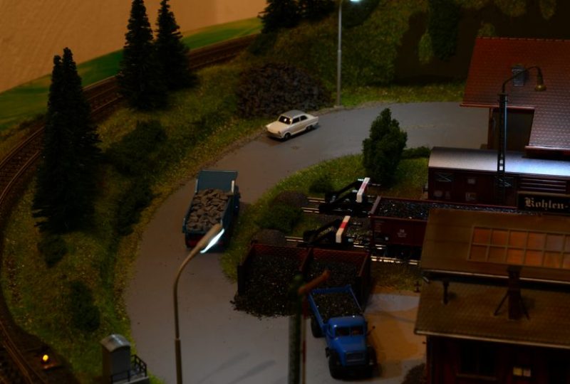 Im Industriegebiet nachts